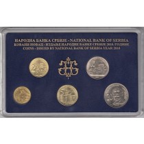 پک اورجینال سکه های صربستان سال 2010 تولید بانک مرکزی صربستان 