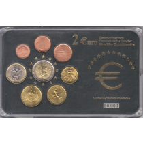پک سکه های یادبودی یورو ایتالیا ضرب 2002