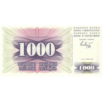 1000 دینار بوسنی و هرزگوین