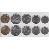 فول ست سکه های فیجی (کمیاب )
