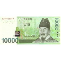 10000 وون کره جنوبی 