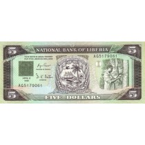 5 دلار لیبریا