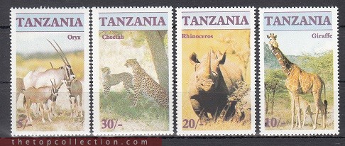 تمبرهای حیات وحش تانزانیا 