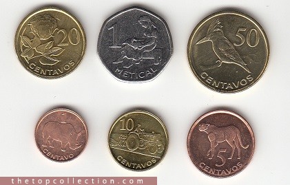 ست سکه های موزامبیک