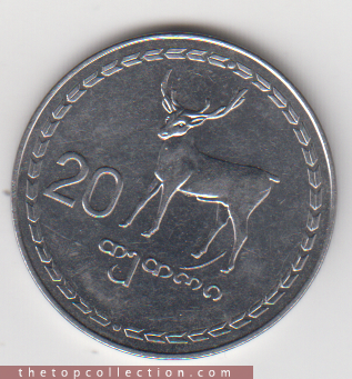 سکه 20 تتری گرجستان 