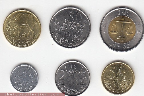 ست سکه های اتیوپی 