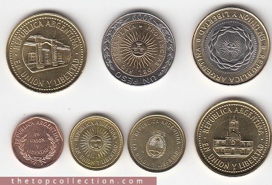 ست سکه های آرژانتین 