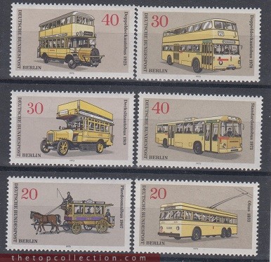 سری تمبر اتوبوسهای قدیمی  آلمان 