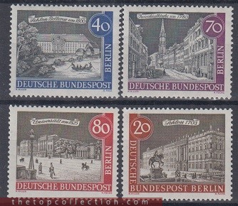 سری تمبر کمیاب بناهای تاریخی آلمان 