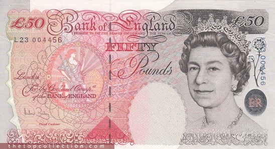 50 پوند انگلیس