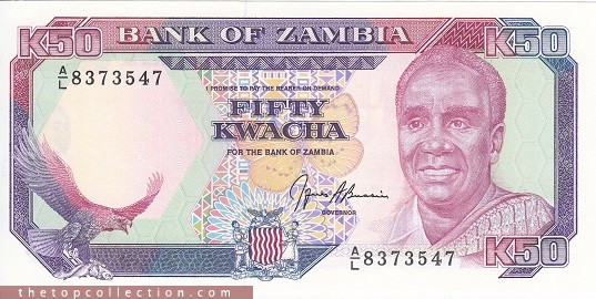 50 کواچا زامبیا