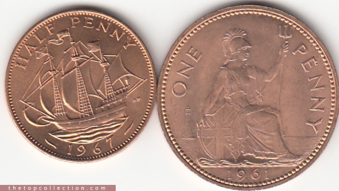ست سکه های دهه 1960 انگلیس