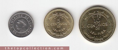 ست سکه های هندوراس 