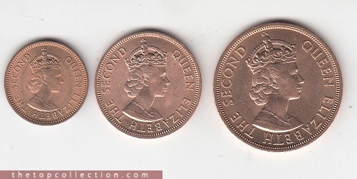 ست سکه های نایاب کارائیب انگلیس 
