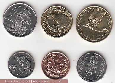 ست سکه های کمیاب نیوزلند