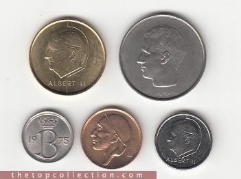 ست سکه های بلژیک