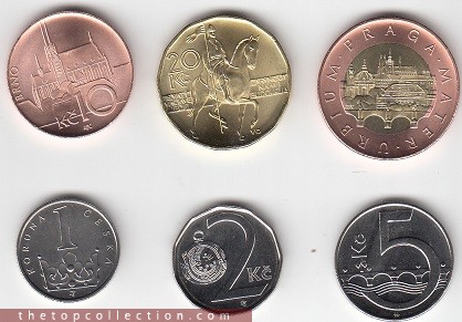 ست سکه های جمهوری چک  