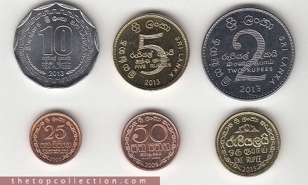ست سکه های سریلانکا  