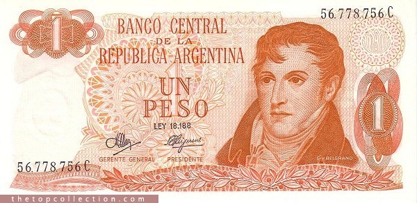 1 پزو آرژانتین