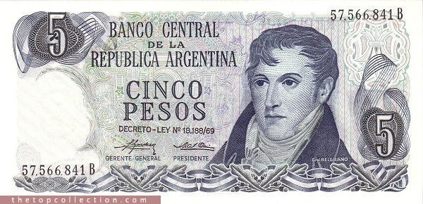 5 پزو آرژانتین 