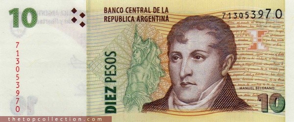 10 پزو آرژانتین