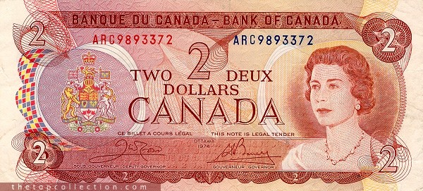 2 دلار کانادا 