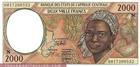 2000 فرانک گینه استوائی سال 2000