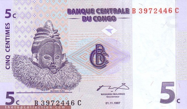 5 سنتیم کنگو
