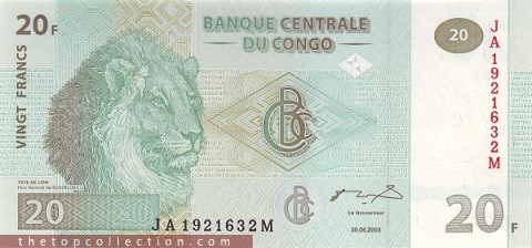 20فرانک کنگو