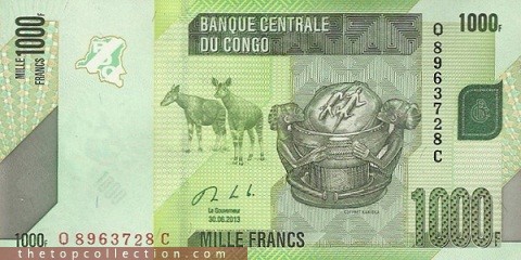 1000 فرانک کنگو