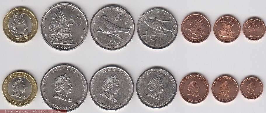 فول ست سکه های جزایر کوک  (کمیاب )