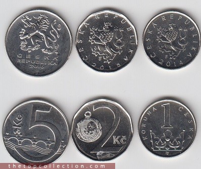 ست سکه های جمهوری چک