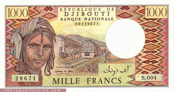 1000 فرانک جیبوتی