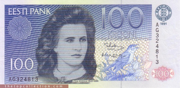 100 کرون استونی 