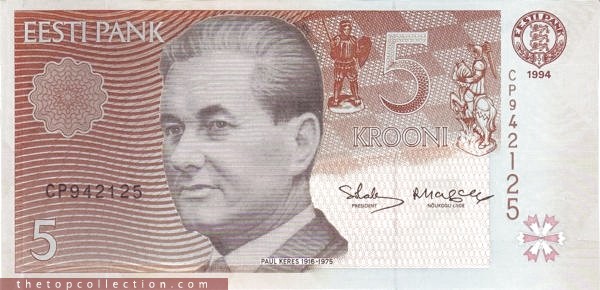 5 کرون استونی