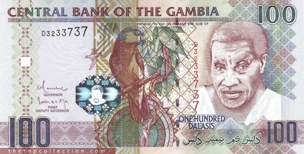 100دالاسی گامبیا