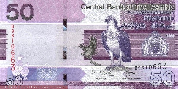 50 دالاسی گامبیا 
