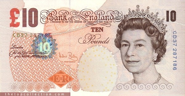10 پوند انگلیس