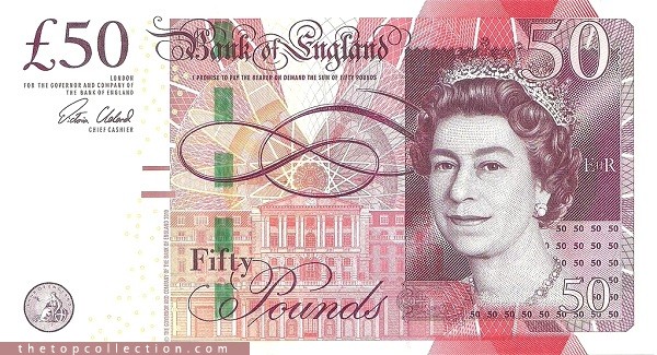 50 پوند انگلیس