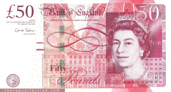 50 پوند انگلیس