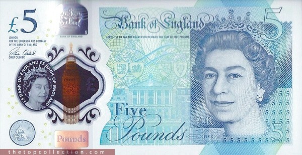 5 پوند انگلیس