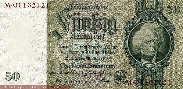 50 مارک آلمان 1924