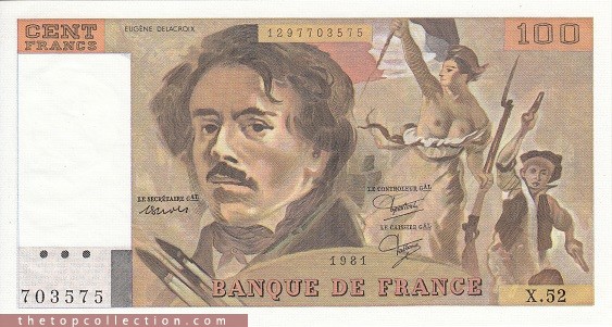 100 فرانک فرانسه 
