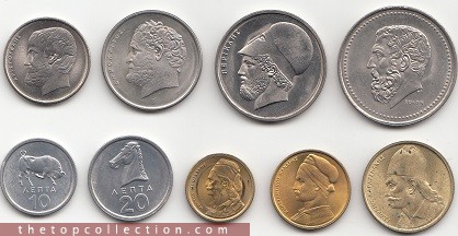 فول ست سکه های یونان ( کمیاب )