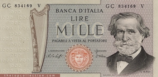 1000 لیر ایتالیا