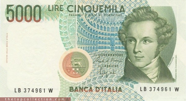 5000 لیر ایتالیا