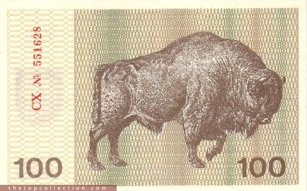 100 تالونا لیتوانی (کمیاب )
