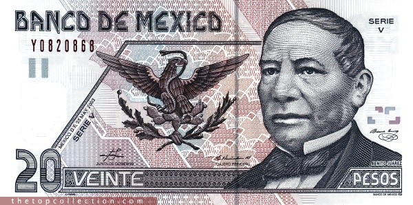 20 پزو مکزیک (پلیمری-2003 )
