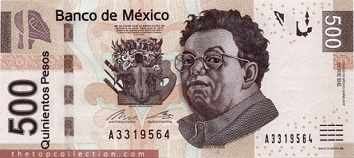 500 پزو مکزیک
