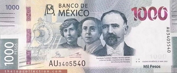 1000 پزو مکزیک 